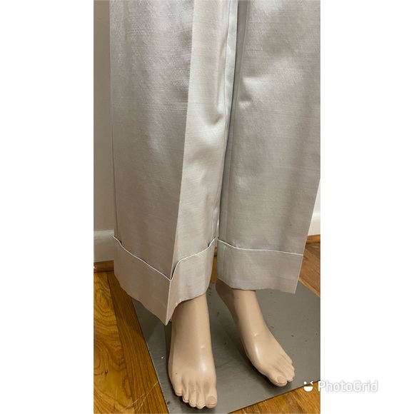 The Row Wionda wide-leg in stretch wool with relaxed cuffed leg - Picture 7 of 11